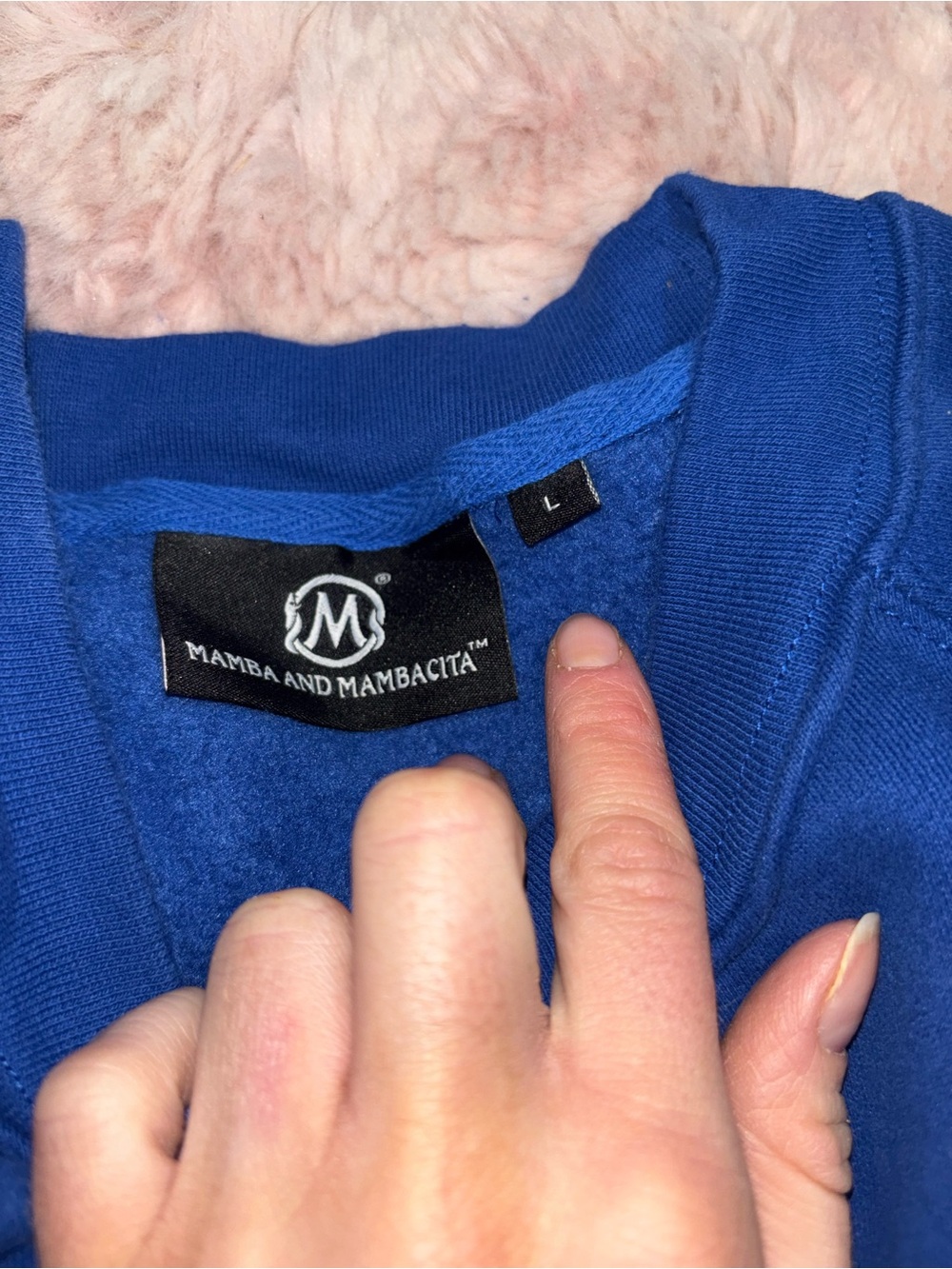 Mamba and Mambacita Royal Blue Graphic Sweatshirt - Picture 4 of 8